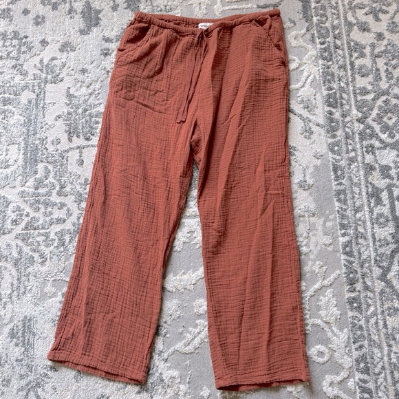 Burnt orange linen pants O’Neill - Picture 1 of 2
